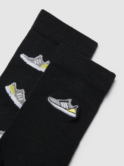 adidas Originals Kousen met motiefprint Zwart - 2