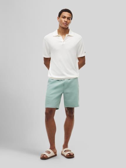 Tommy Hilfiger Regular Fit Chinoshorts Modell 'DOVER' Tuerkis 1