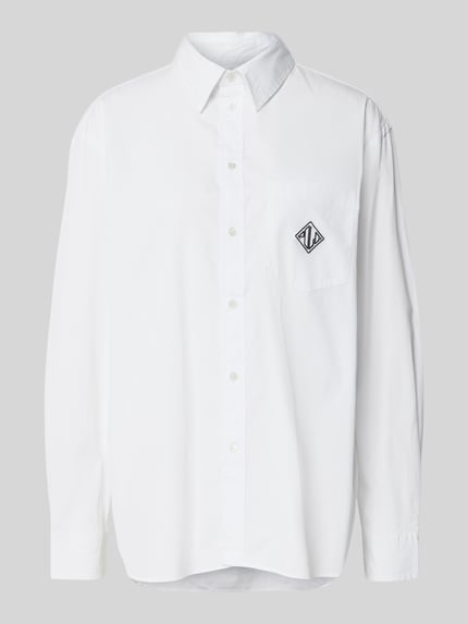Polo Ralph Lauren Bluzka koszulowa o kroju oversized z kieszenią na piersi Biały 2