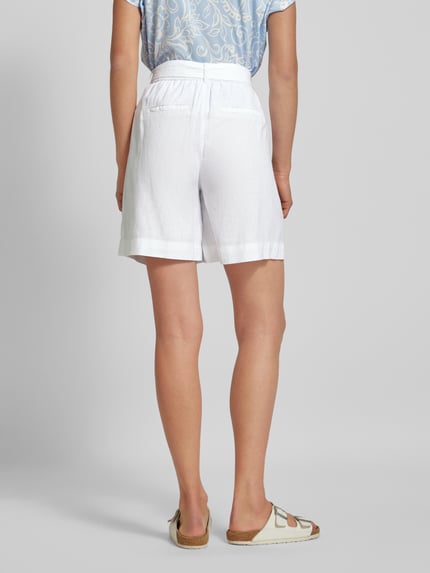 s.Oliver RED LABEL Loose Fit Shorts aus Leinen-Mix mit Viskose-Anteil Weiss 5
