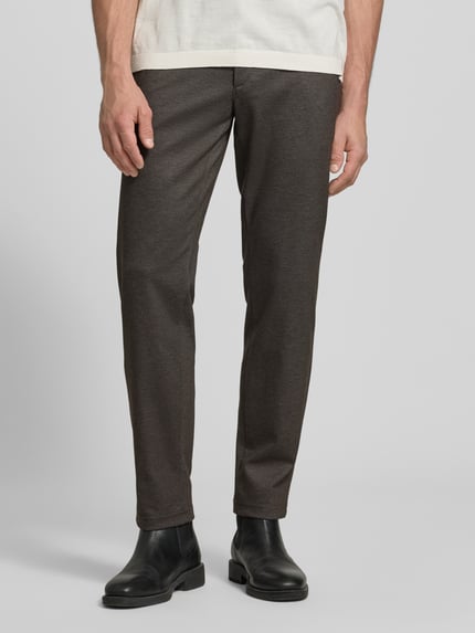 Brax Tapered Fit Jogpants mit Viskose-Anteil Modell 'Phil' Schoko 4