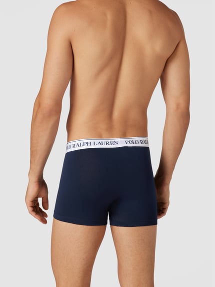 Polo Ralph Lauren Underwear Trunks mit Label-Bund im 3er-Pack Dunkelblau 4