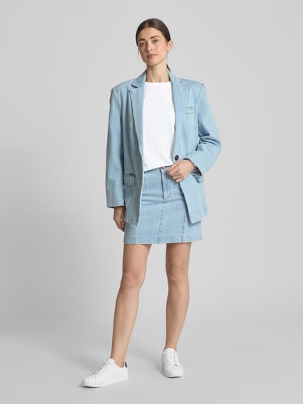 Tom Tailor Denim T-shirt o kroju regular fit z okrągłym dekoltem Biały 1
