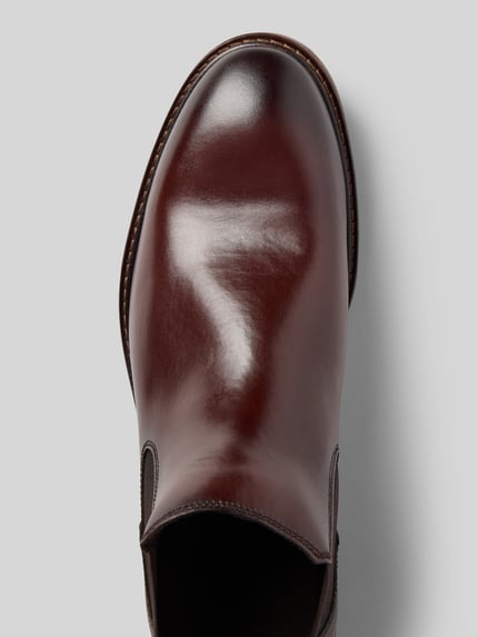 LLOYD Chelsea boots met elastische inzetten, model 'VIBE' Donkerbruin - 3