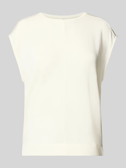 T-Shirt mit Rundhalsausschnitt Modell 'Slummi' Shop The Look MANNEQUINE