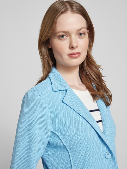 monari Blazer mit Strukturmuster Hellblau 3