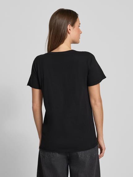 MOS MOSH T-Shirt mit Label-Detail Modell 'Gethi' Black 5