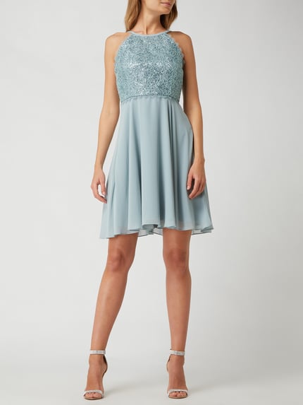 Jake*s Cocktail Cocktailkleid aus Spitze und Chiffon  Schilf 1