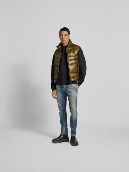 Dsquared2 Steppweste mit Stehkragen Gold 1