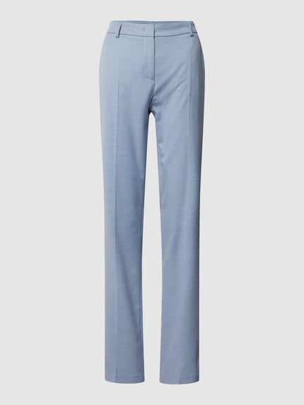 Christian Berg Woman Selection Stoffhose mit Strukturmuster Hellblau 2