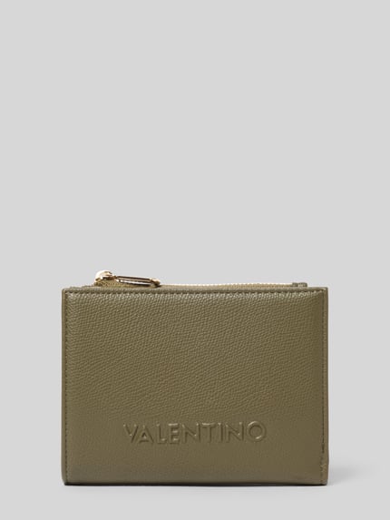 Valentino Bags Portemonnaie mit umlaufendem Reißverschluss Dunkelgruen 1
