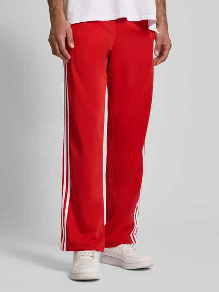 adidas Originals Spodnie dresowe z elastycznym ściągaczem Czerwony 4