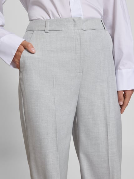 COMMA Stoffhose mit Gesäßtaschen Silber 3