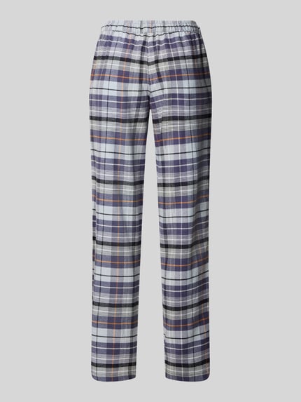 SCHIESSER Stoffhose mit elastischem Bund Blau 3