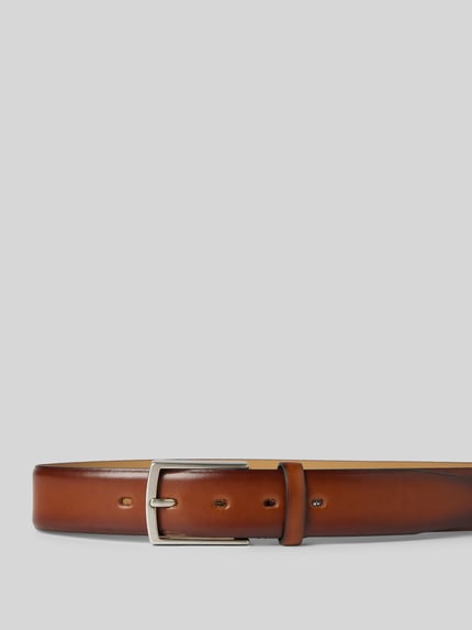 LLOYD Men's Belts Ledergürtel mit Label-Detail und Dornschließe Cognac 2