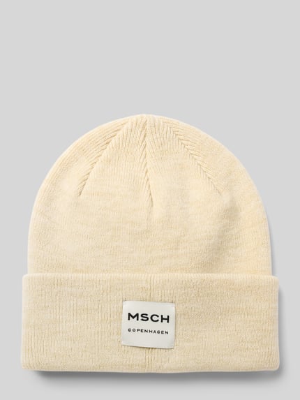 MSCH Copenhagen Beanie van wolmix, model 'Mojo' Beige - 1
