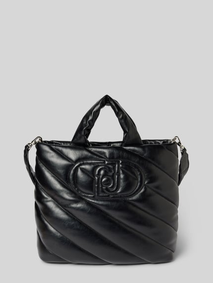 Liu Jo White Handtasche mit Label-Stitching Modell 'FELCE ESC' Black 2
