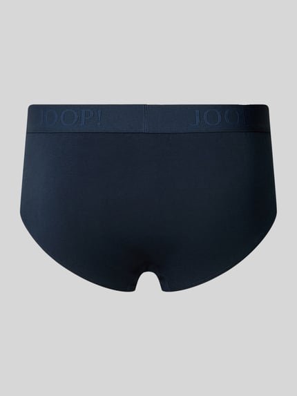 JOOP! COLLECTION Slip mit elastischem Label-Bund im 3er-Pack Marine 3