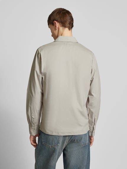 Santa Cruz Regular Fit Freizeithemd mit Label-Detail Beige 5