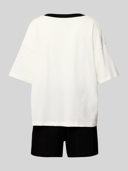 Marc O'Polo Regular Fit Pyjama aus reiner Baumwolle Weiss 3