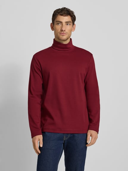 Tom Tailor Regular fit coltrui van katoenmix Rood - 4