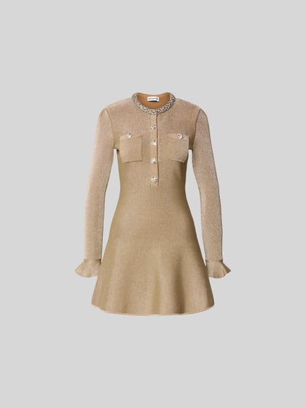 Sukienka mini z dodatkiem wiskozy Shop The Look MANNEQUINE