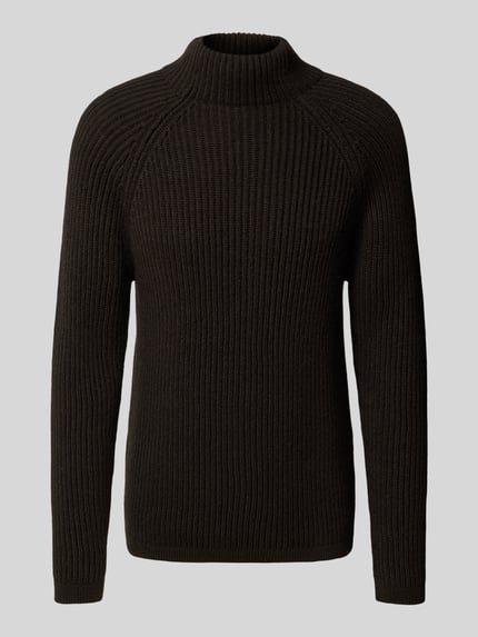 DRYKORN Turtleneck-Pullover mit Alpaka-Anteil Modell 'ARVID' Dunkelbraun 2