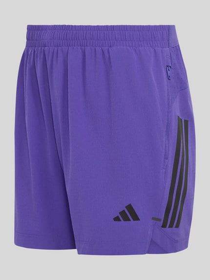 adidas Training Regular Fit Sportshorts mit Logo-Print Lila 1