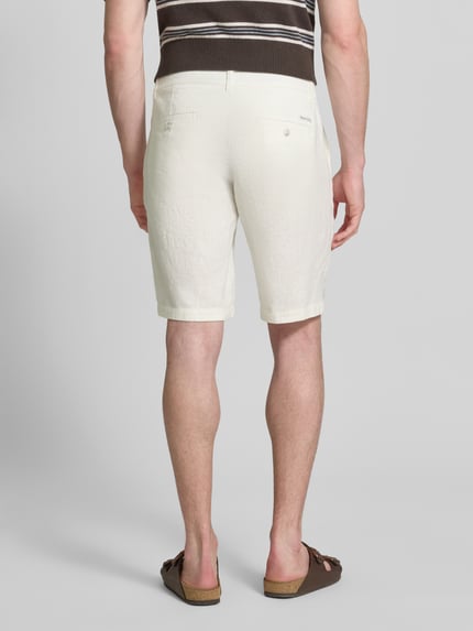 Marc O'Polo Regular Fit Shorts aus reinem Leinen Modell 'RESO JOGGER' Offwhite 5