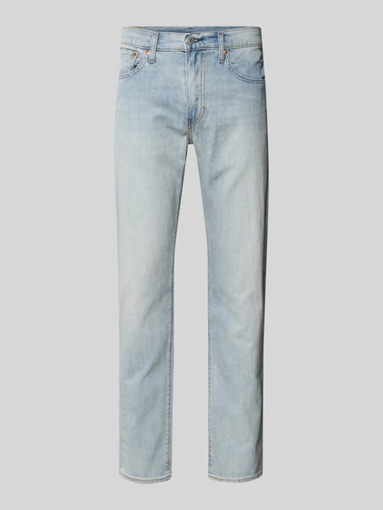 Levi's® tapered fit jeans van mix van katoen en linnen model '502®' Lichtblauw - 2
