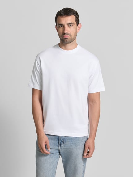 MCNEAL Regular Fit T-Shirt mit Rundhalsausschnitt Weiss 4