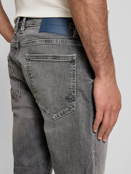 Tom Tailor Regular fit bermuda van katoenmix, model 'JOSH' Middengrijs - 3