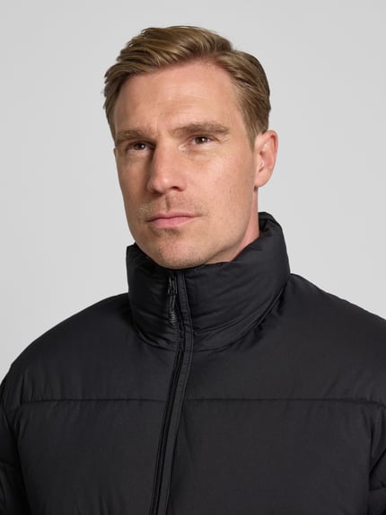 Tom Tailor Denim Krój regular fit Kurtka w stylu puffer ze Stójka BLACK 3