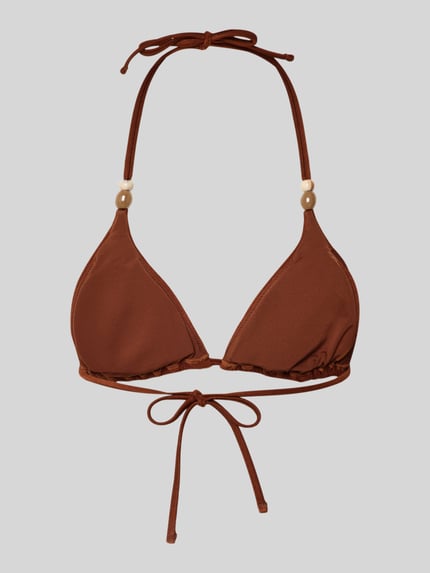 Marc O'Polo Bikini-Oberteil mit Label Print Mittelbraun 3