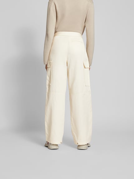Filippa K Loose fit cargobroek met steekzakken Wit - 5