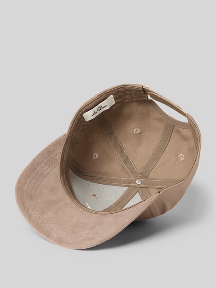 Produktfoto, Basecap mit Stitching von Les Deux, bawełna, usztywniany daszek, regulowana, brązowy kolor, delikatna faktura