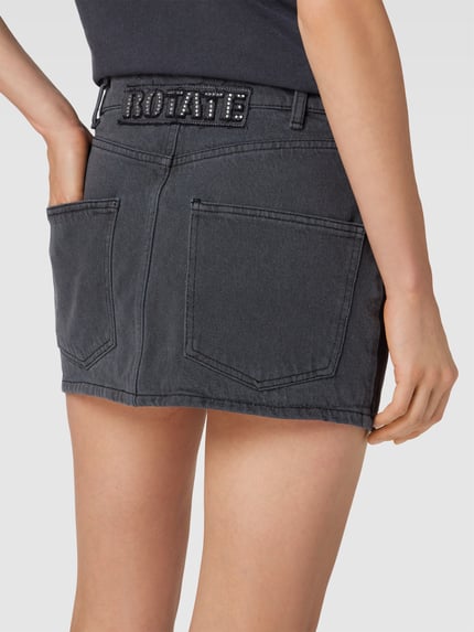 ROTATE Minispódnica w stylu jeansowym Antracytowy 3