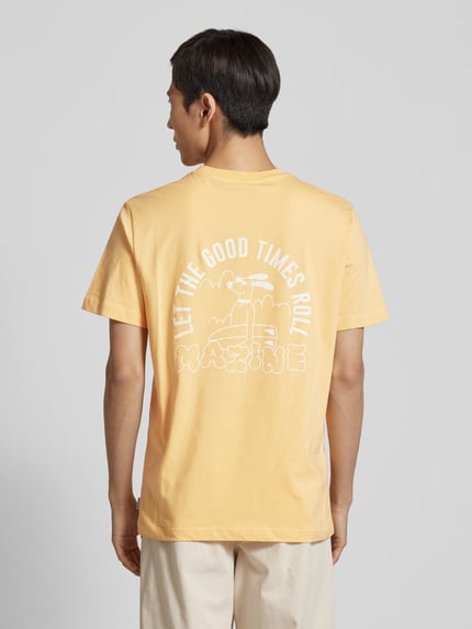 Mazine T-Shirt mit Motiv-Print GELB 5
