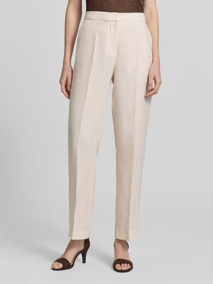 MANGO Stoffhose mit Bügelfalte Modell 'BORELI' Beige 4