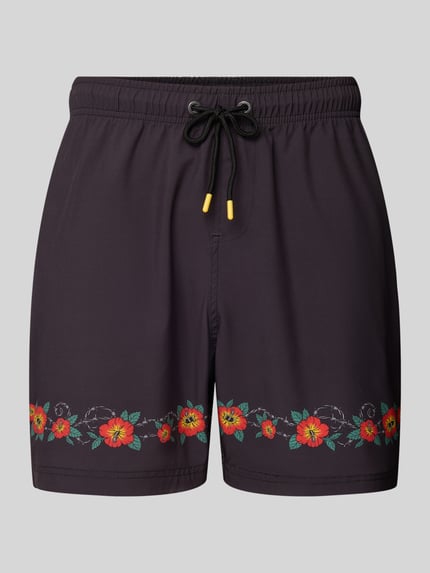 Santa Cruz Badehose mit elastischem Bund Modell 'CABANA' Black 2