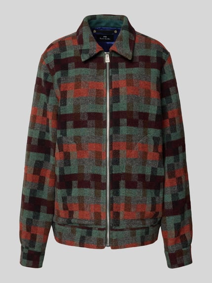 Paul Smith Hemdjacke aus reiner Wolle Rostrot 2