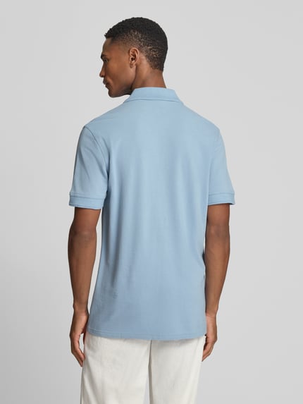 BOSS Orange regular fit poloshirt van puur katoen model 'PRIME' Turquoise - 5