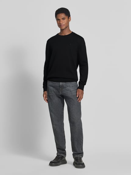 ARMEDANGELS Regular fit pullover van pure katoen model 'LOUKAA' Zwart - 1