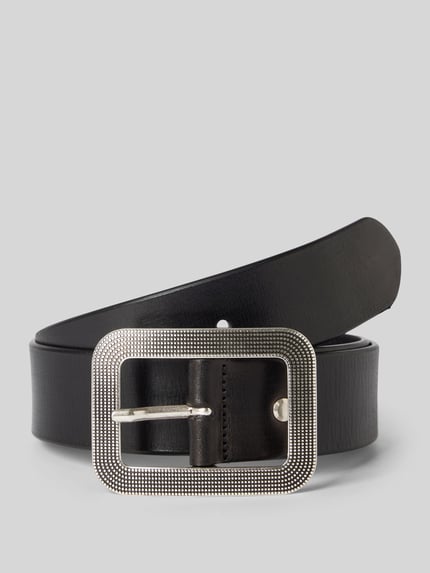 Vanzetti Gürtel aus Leder mit Dornschließe Black 1