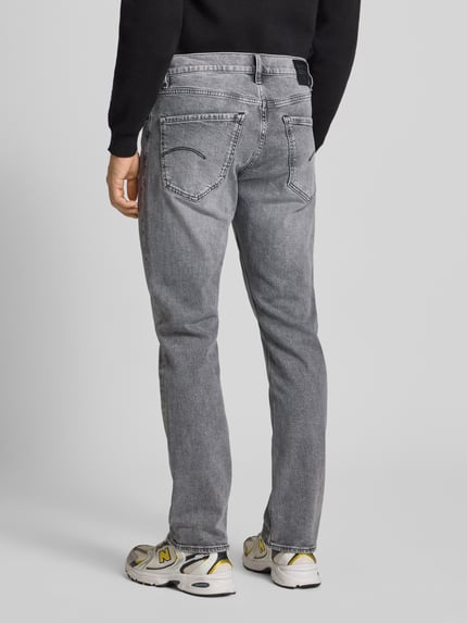 G-Star RAW Straight Fit Jeans im Used-Look Modell 'MOSA' Mittelgrau 5