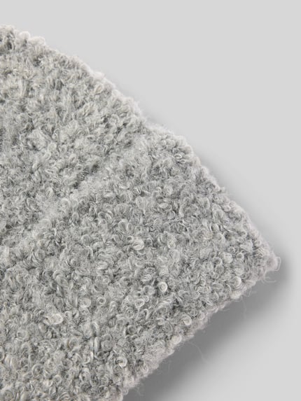 Tom Tailor Beanie aus Bouclé-Strick Mittelgrau 2