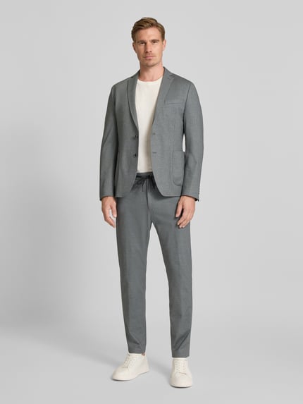 s.Oliver BLACK LABEL Slim Fit Anzugsakko mit Viskoseanteil Hellgruen 1