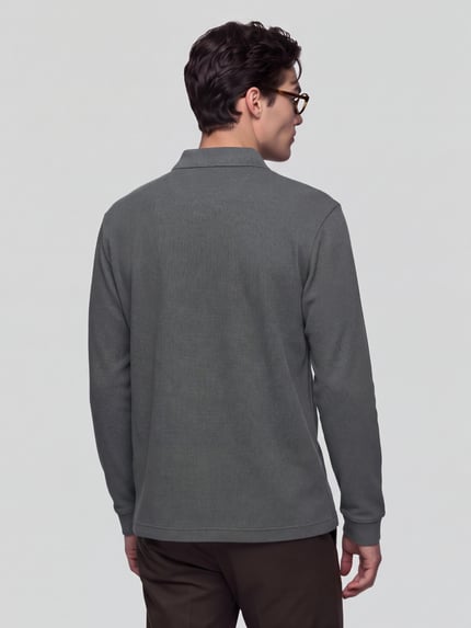 BOSS Orange Regular Fit Poloshirt aus Baumwoll-Mix Khaki 5