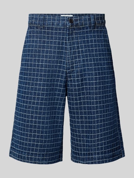 Bermudy w kroju regular fit z dodatkiem wiskozy model 'Luca' Shop The Look MANNEQUINE