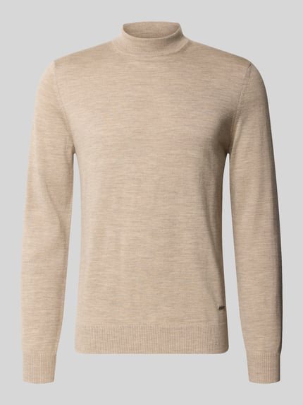 Regular fit pullover van pure scheerwol model 'Davide' Shop The Look MANNEQUINE